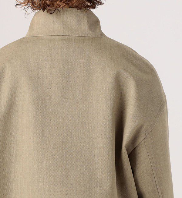 23AW ウールギャバジンスタンドカラー トレンチコート セール】 ウールギャバジンスタンドカラー トレンチコート （ダッフル