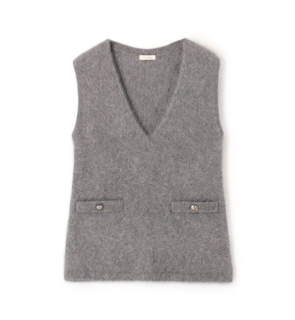 フォックスカシミヤ Vネックベスト（DES PRES）｜ルミネのファッション