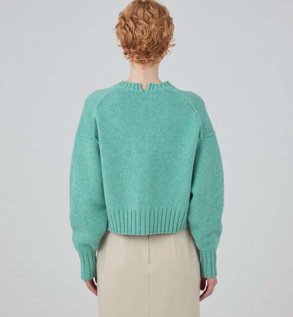 MACPHEE「ラムカシミヤ クルーネックプルオーバー」|ニット・セーター|