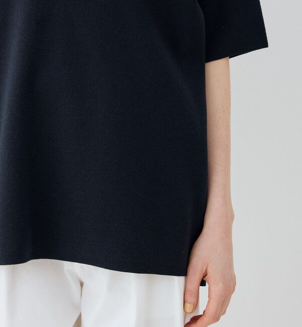 GALERIE VIE「ミラノリブ ビッグポロプルオーバーニット」|ニット・セーター|