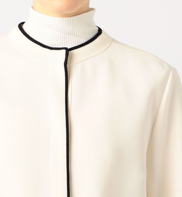 ニットコンビダブルクロス クルーネックジャケット（Ballsey）｜ルミネ