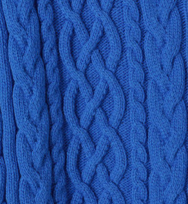 MACPHEE「ハイブリットコットンケーブル クルーネックカーディガン」|カーディガン|