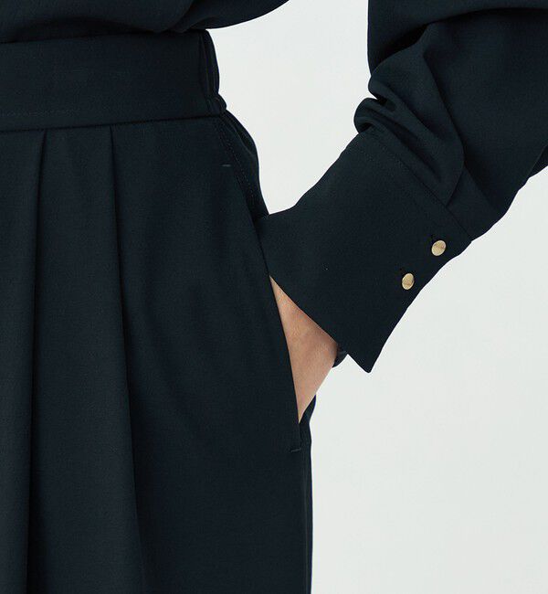 Ballsey「【WEB先行予約】サンディジョーゼット タックワイドパンツ」|その他|