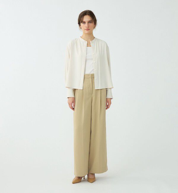 Ballsey「【WEB先行予約】サンディジョーゼット ボックスシルエットブラウス」|シャツ・ブラウス|