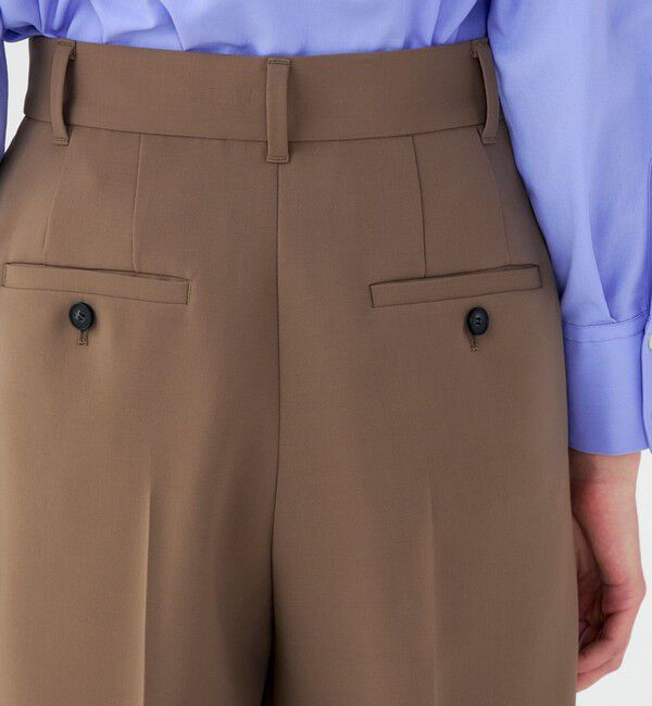 Ballsey「【WEB先行予約】ライトダブルクロス セミワイドパンツ」|その他|