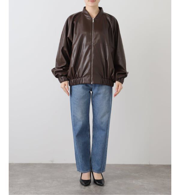 LANCER/ランサー SLOBE別注 フェイクレザーブルゾン（SLOBE IENA