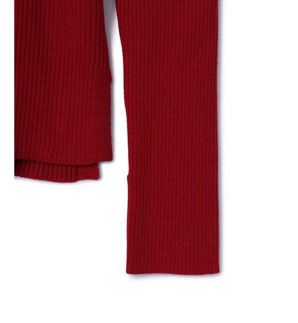 VIS「【新色追加】リブニットプチハイネックプルオーバー【低身長向けサイズ有】」|ニット・セーター|