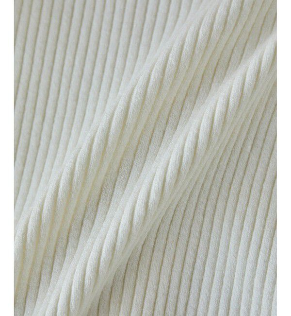 VIS「【新色追加】リブニットプチハイネックプルオーバー【低身長向けサイズ有】」|ニット・セーター|