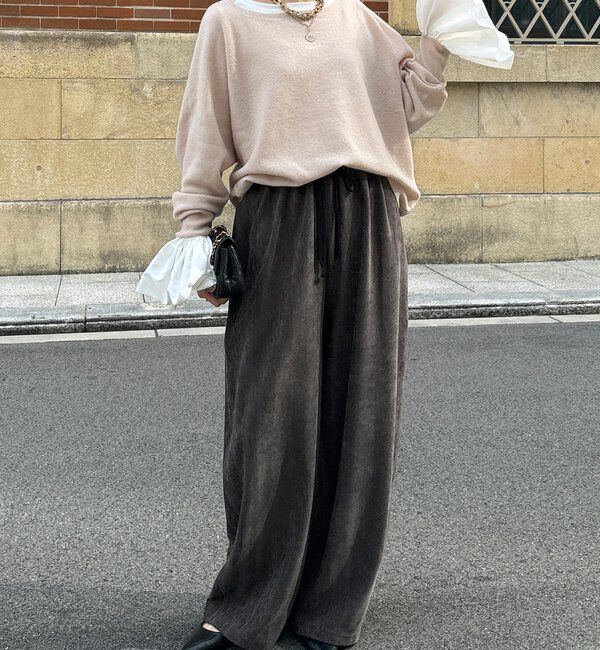  「メリノウール100%ボートネック」|ニット・セーター|