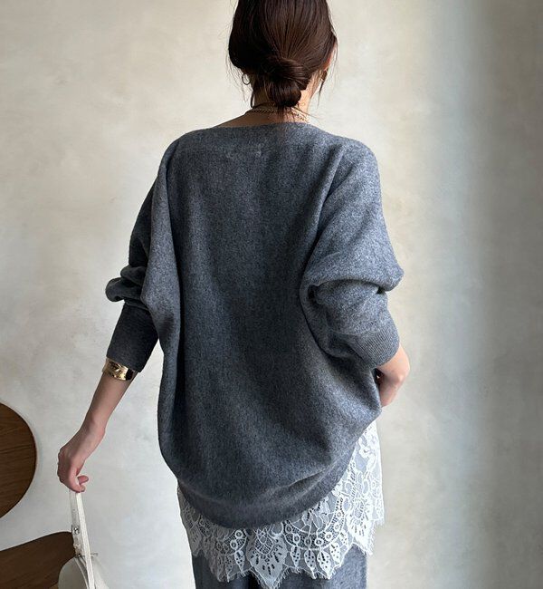  「メリノウール100%ボートネック」|ニット・セーター|