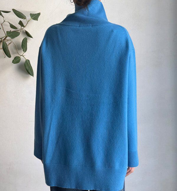  「ウール混タートルチュニック」|ニット・セーター|