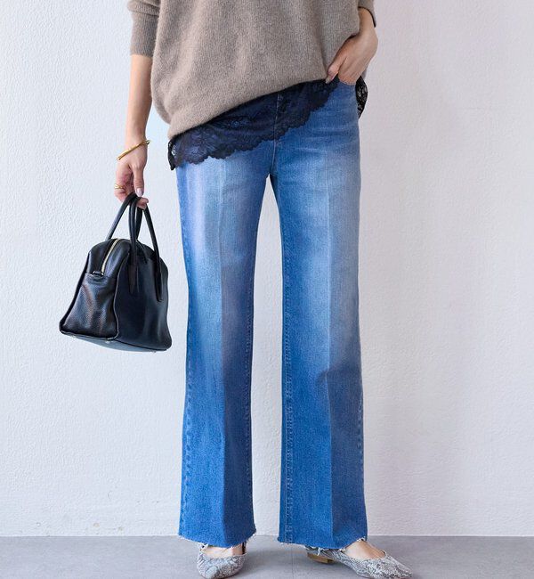  「【快適な履き心地】センタープレスデニム」|デニム|