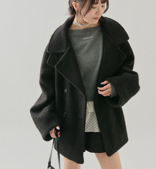 【新品未使用】25AW LILLIAN CARAT シャギーミドルコート完売品 シャギーミドルコート｜PETAL ONLINE（ペタルオンライン）