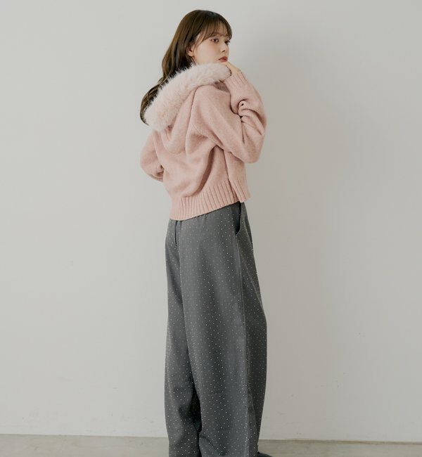 SALON by Chico】フードファーWジップニットカーディガン｜ルミネの