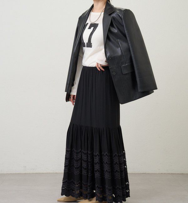  「【26SS予約】レザーテーラージャケット」|テーラードジャケット|