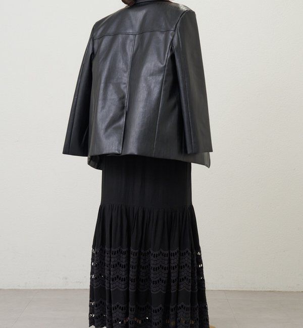  「【26SS予約】レザーテーラージャケット」|テーラードジャケット|