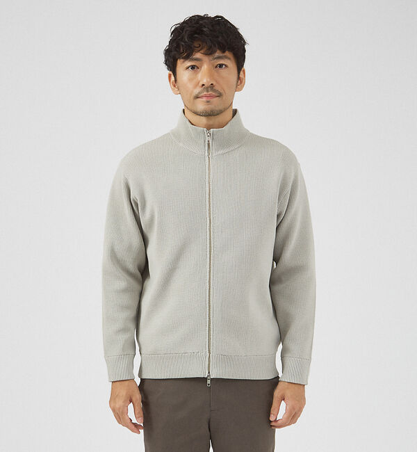 ABAHOUSE「【定番人気】12ゲージ 畦編み ドライバーズニット」|ニット・セーター|