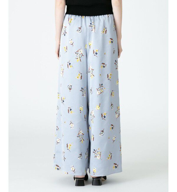 LOULOU WILLOUGHBY「《WEB LIMITED》【LOULOU WILLOUGHBY】ヴィンテージフラワーアシンメトリーパンツ」|その他|