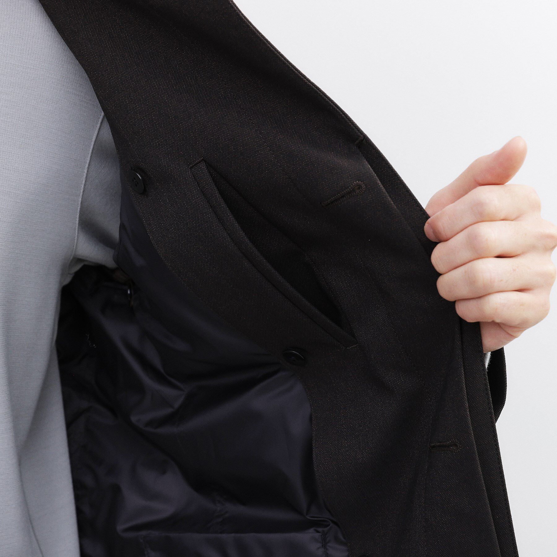 TAKEO KIKUCHI「【ダウンライナー付き】メランジ ステンカラー コート」|ステンカラーコート|