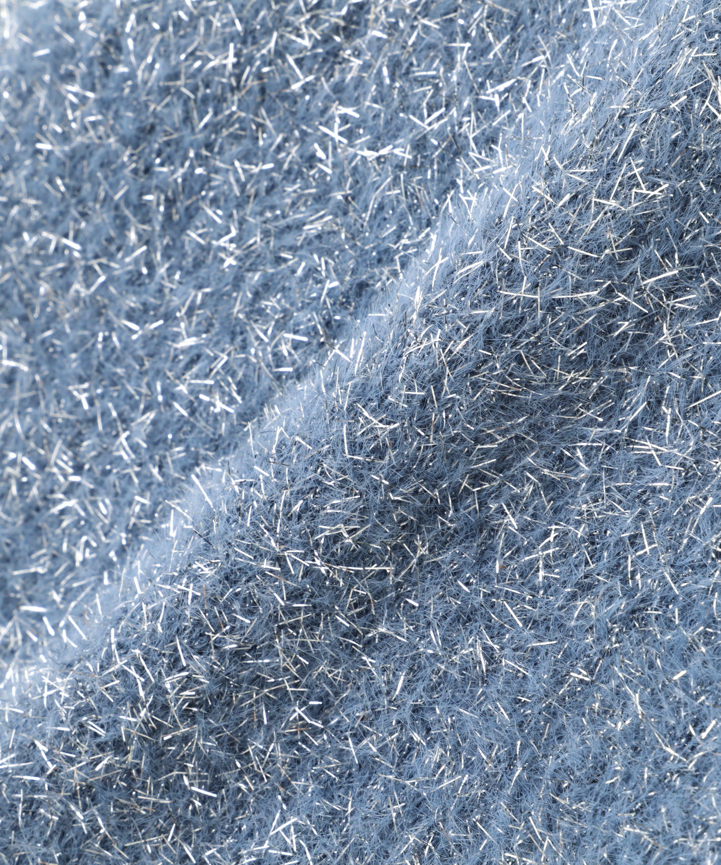  「ラメ接結クロップドニットブルゾン　24AW」|ニット・セーター|