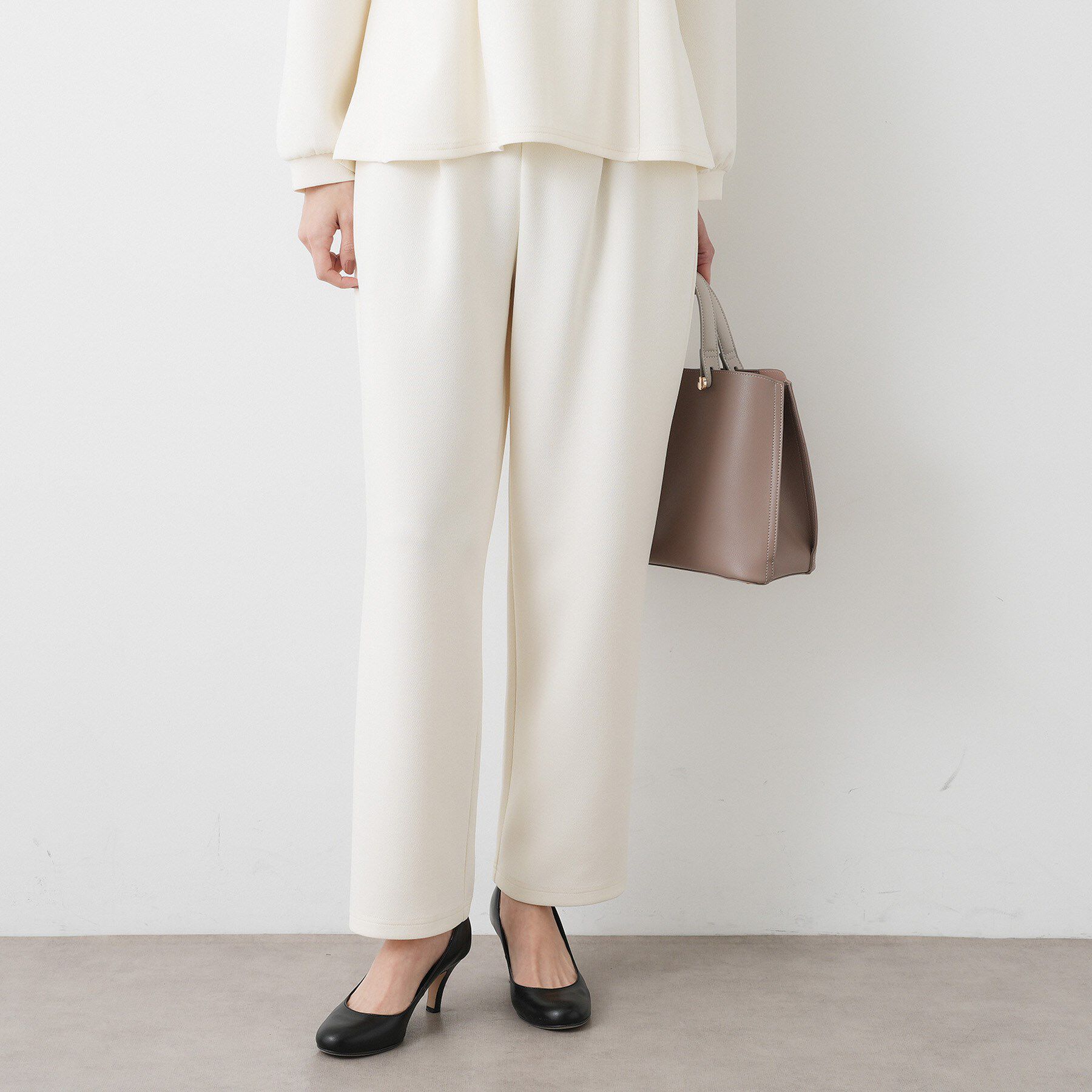 Dessin「【入卒/セレモニー/セットアップ可能】ジョーゼットパンツ」|その他|ホワイト(002)