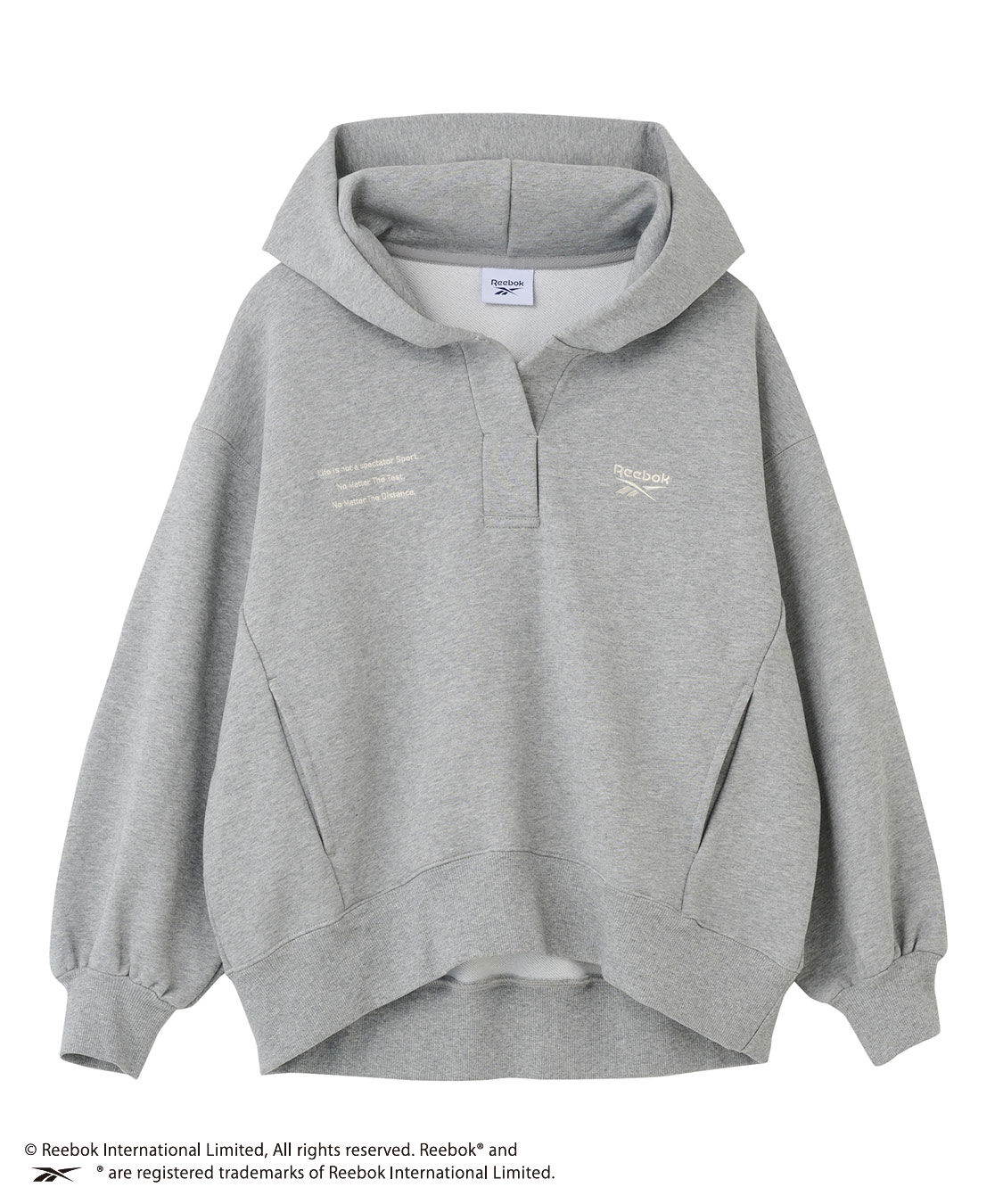 COCO DEAL「《COCO DEAL/Reebok》スキッパースウェットパーカー」|パーカー|杢グレー