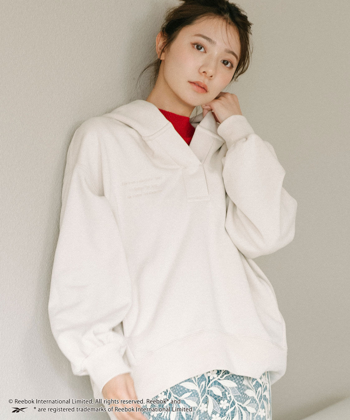 COCO DEAL「《COCO DEAL/Reebok》スキッパースウェットパーカー」|パーカー|