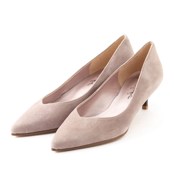 LSDT2101SUEGRE 【防水】【本革】アクアベルパンプス（銀座かねまつ