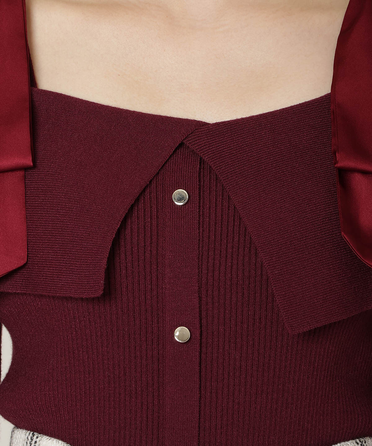 WILLSELECTION「リボンオフショルニットプルオーバー」|ニット・セーター|