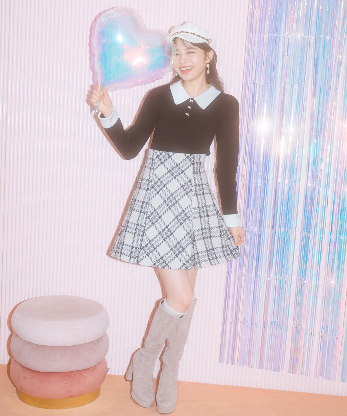 WILLSELECTION「ポロカラーリブニット」|ニット・セーター|