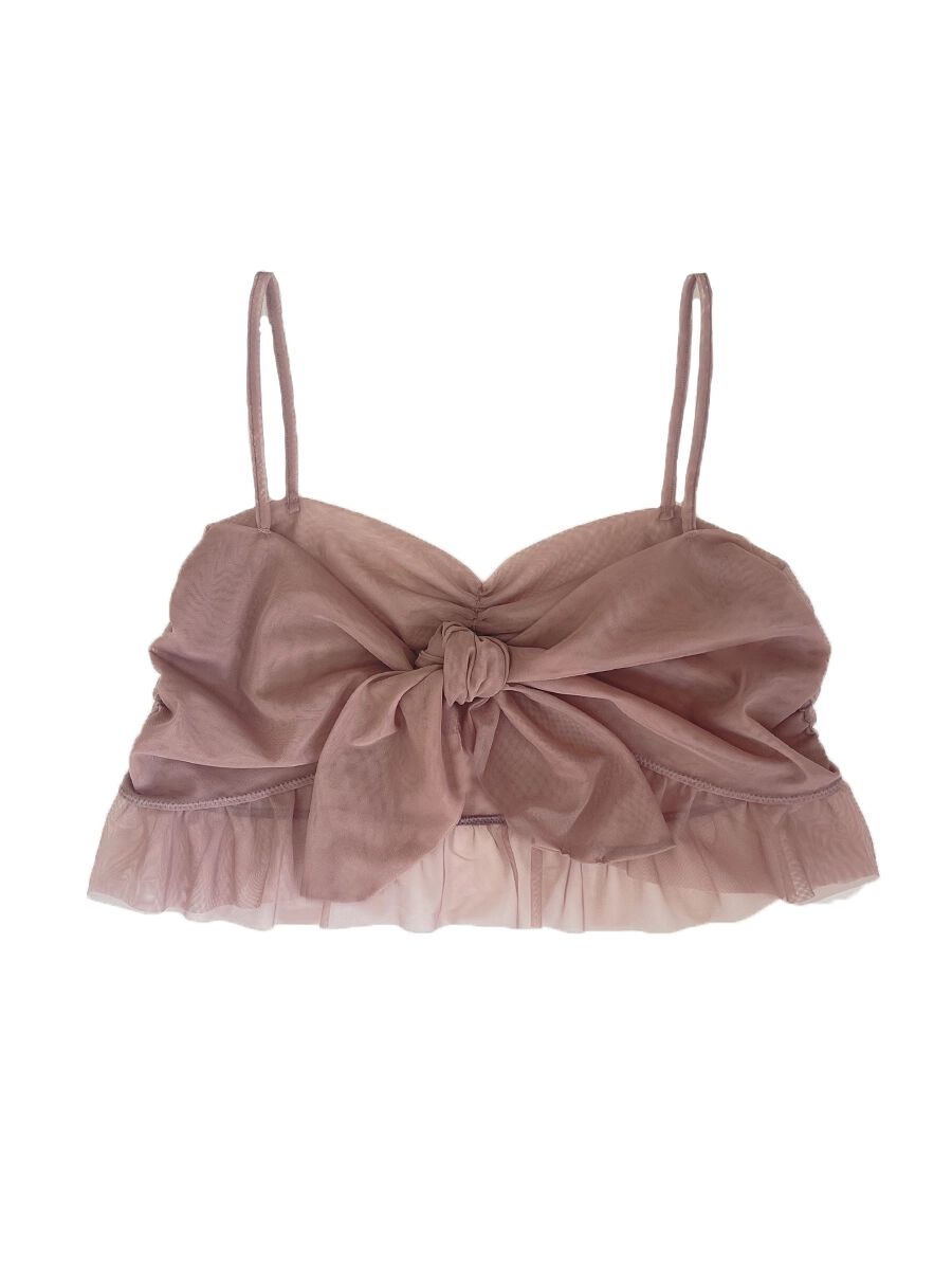 PEAK&PINE「お水OK！チュール素材キャミソールトップス/レイヤードアイテム」|スポーツ|