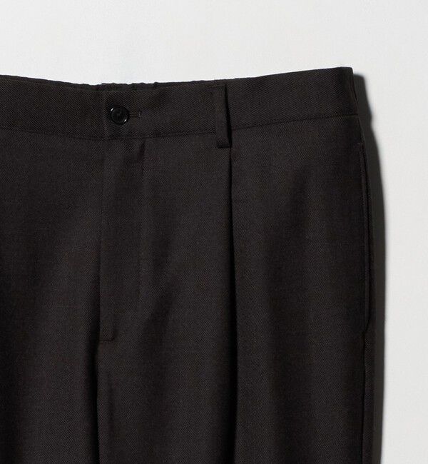 BEAUTY&YOUTH UNITED ARROWS「フラノ テーパード イージー パンツ NO.5 手洗い可能」|チノ|