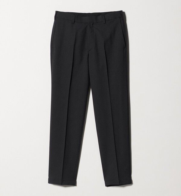 BEAUTY&YOUTH UNITED ARROWS「ピンヘッド ポリエステル ノープリーツ スリム パンツ NO.1 セットアップ対応可能」|チノ|DK.GRAY