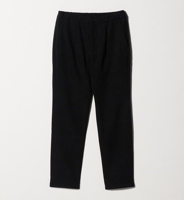 BEAUTY&YOUTH UNITED ARROWS「トリコット コーデュロイ 1プリーツ イージーパンツ NO.5 ストレッチ」|チノ|BLACK
