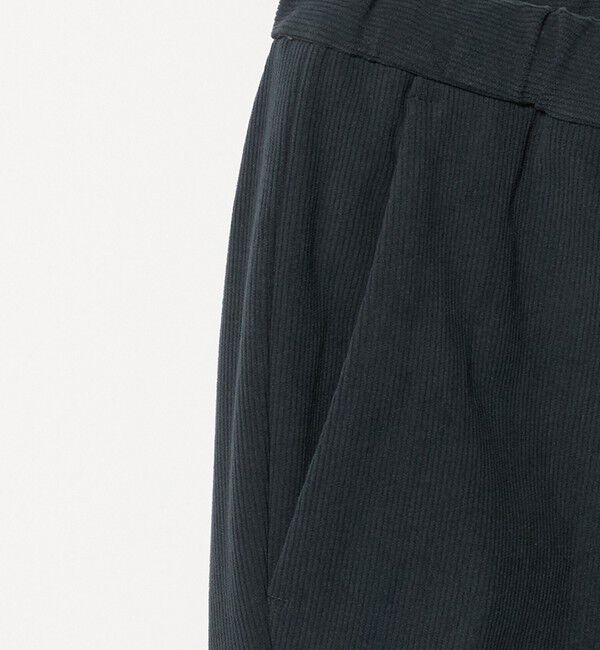 BEAUTY&YOUTH UNITED ARROWS「トリコット コーデュロイ 1プリーツ イージーパンツ NO.5 ストレッチ」|チノ|