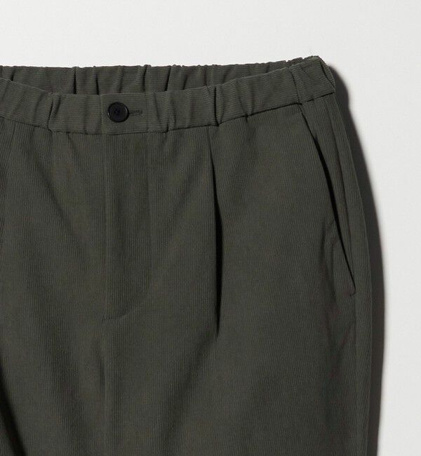 BEAUTY&YOUTH UNITED ARROWS「トリコット コーデュロイ 1プリーツ イージーパンツ NO.5 ストレッチ」|チノ|