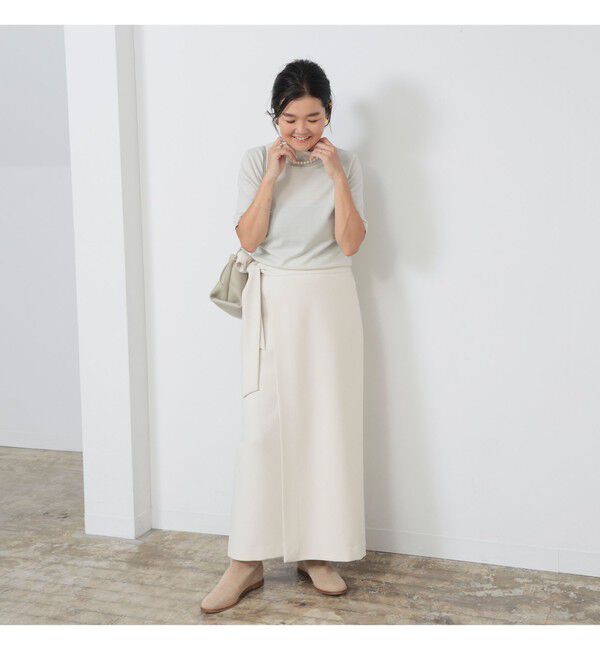 Demi-Luxe BEAMS 「LEE &times; Demi-Luxe BEAMS / ラップ ロングスカート .M」|スカート|