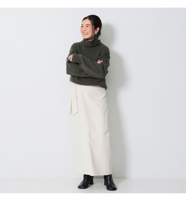 Demi-Luxe BEAMS 「LEE &times; Demi-Luxe BEAMS / ラップ ロングスカート .M」|スカート|