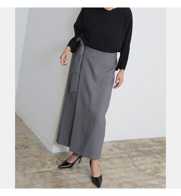 Demi-Luxe BEAMS 「LEE &times; Demi-Luxe BEAMS / ラップ ロングスカート .M」|スカート|