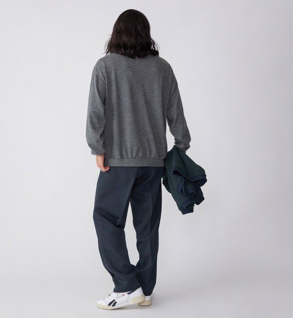 SHIPS「SHIPS: 〈抗菌消臭〉 ミルドウール ジャージー モックネック 長袖 ニットソー」|Tシャツ・カットソー|