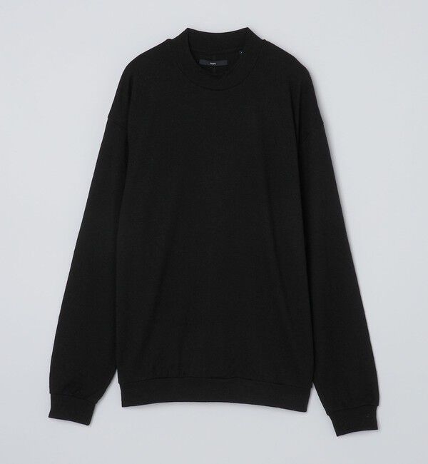 SHIPS「SHIPS: 〈抗菌消臭〉 ミルドウール ジャージー モックネック 長袖 ニットソー」|Tシャツ・カットソー|