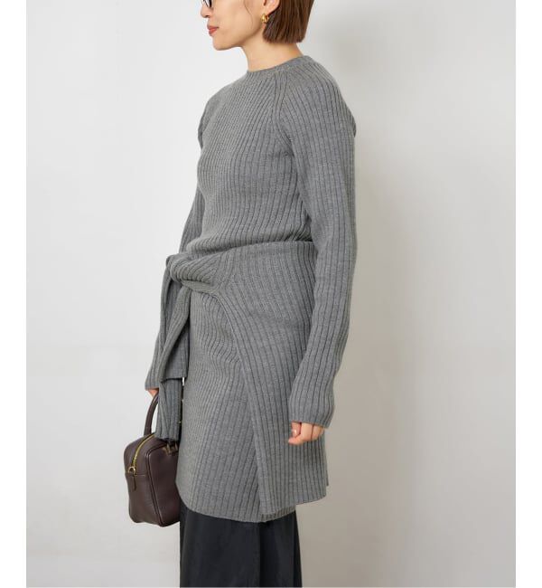 IENA「ワイドリブワンピース」|ワンピース|