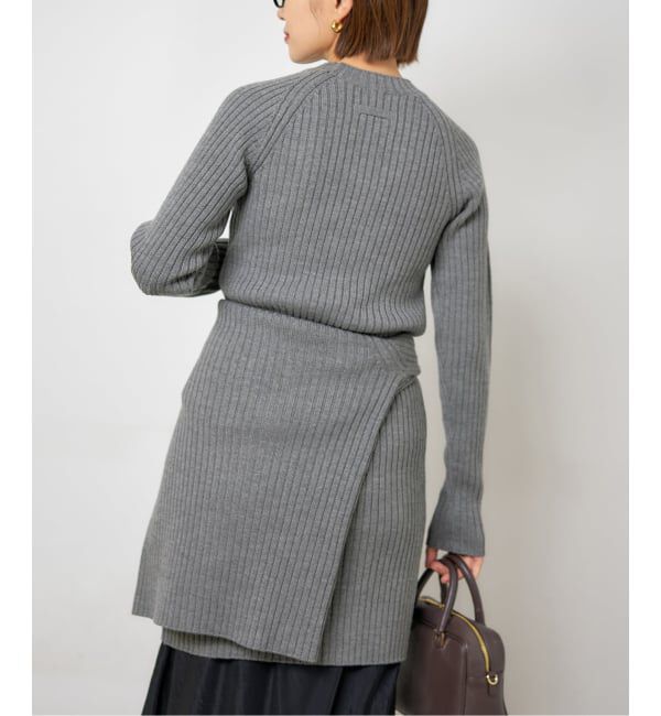 IENA「ワイドリブワンピース」|ワンピース|