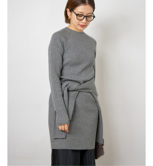 IENA「ワイドリブワンピース」|ワンピース|