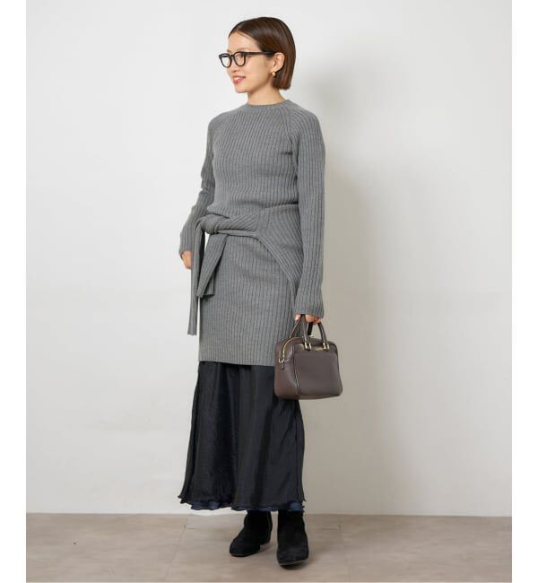 IENA「ワイドリブワンピース」|ワンピース|