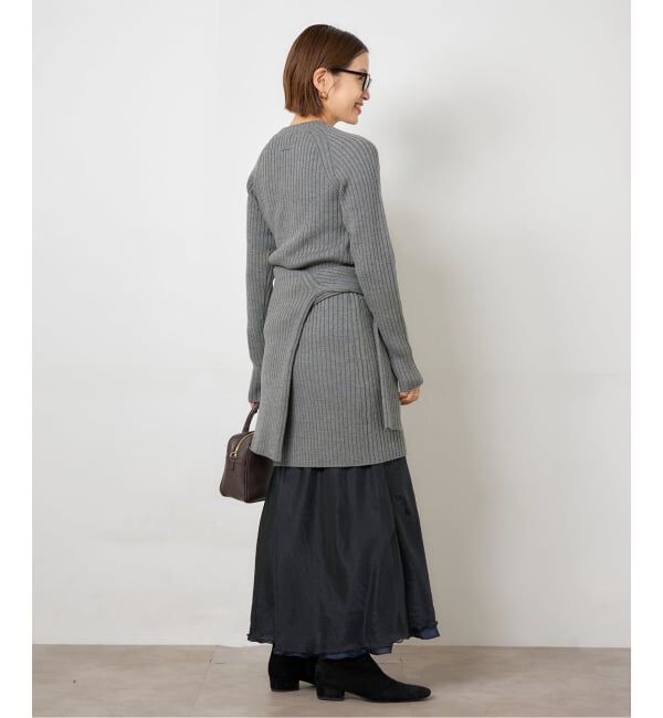 IENA「ワイドリブワンピース」|ワンピース|