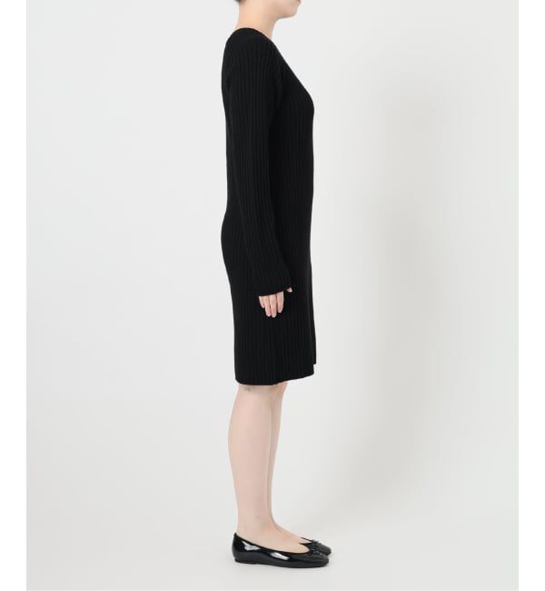 IENA「ワイドリブワンピース」|ワンピース|