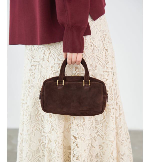 IENA「《WEB限定/追加》Manuel MILANO/マニュエルミラノ BOSTON MINI バッグ 6307」|ボストンバッグ|