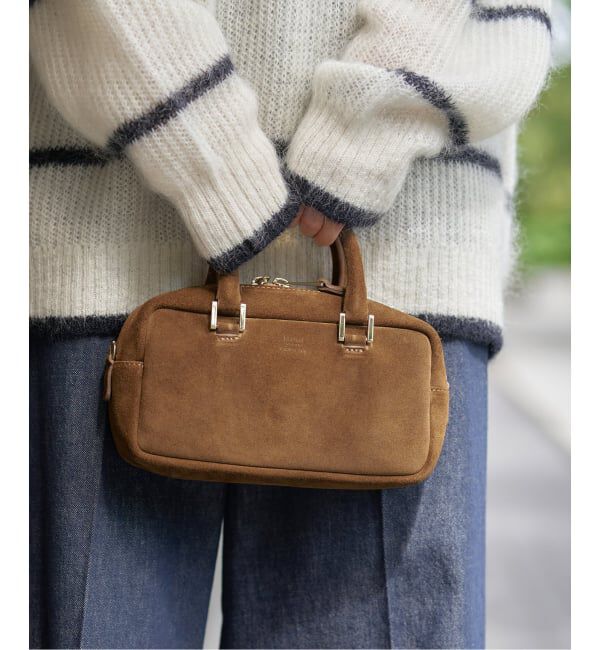 IENA「《WEB限定/追加》Manuel MILANO/マニュエルミラノ BOSTON MINI バッグ 6307」|ボストンバッグ|