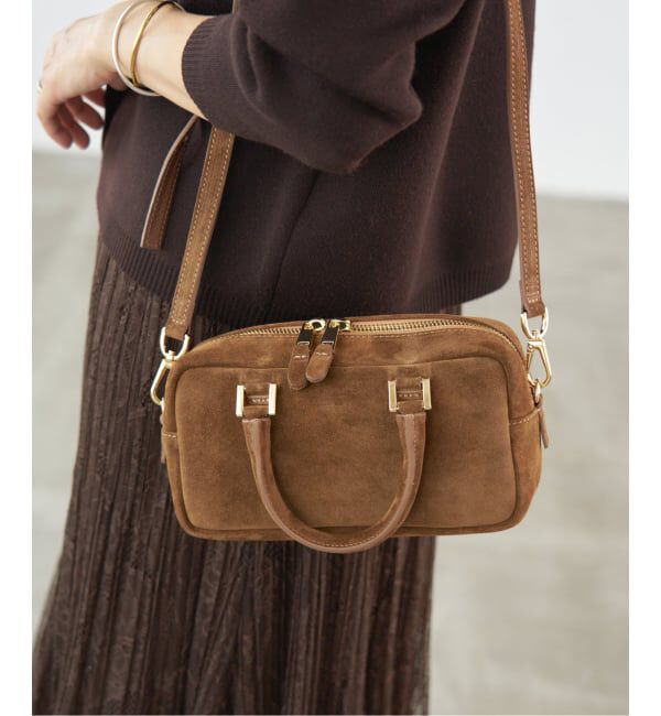 IENA「《WEB限定/追加》Manuel MILANO/マニュエルミラノ BOSTON MINI バッグ 6307」|ボストンバッグ|